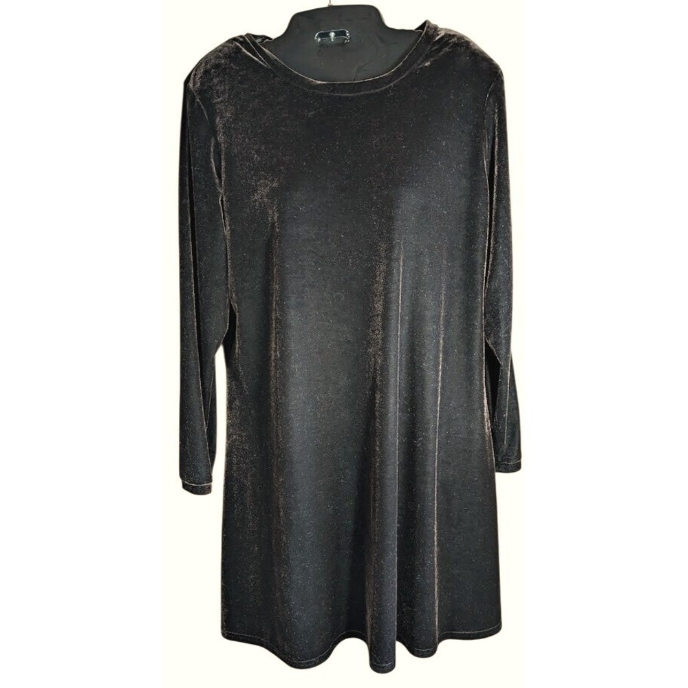 Vintage Velvet Whimsigoth Dress Size 10 Flowing 80s 90s Fairy Grunge Witchy USA